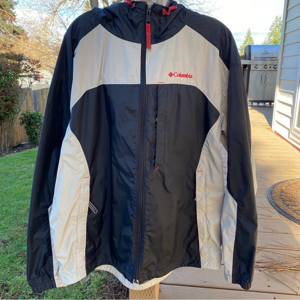 Columbia Sportswear Co. Mens Hooded Windbreaker Jacket Packable - SM